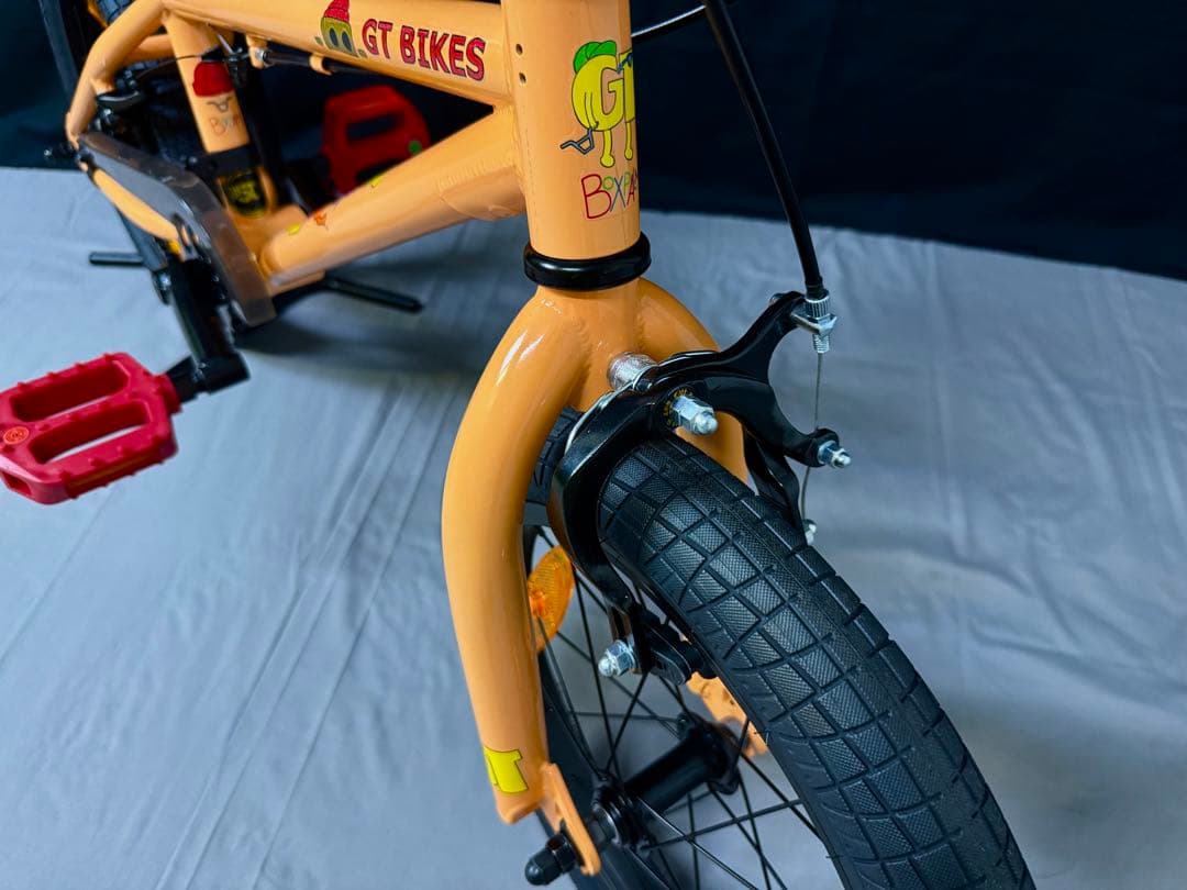 【GT BIKE】未使用品 16インチ キッズBMX 自転車 オレンジ 台湾製