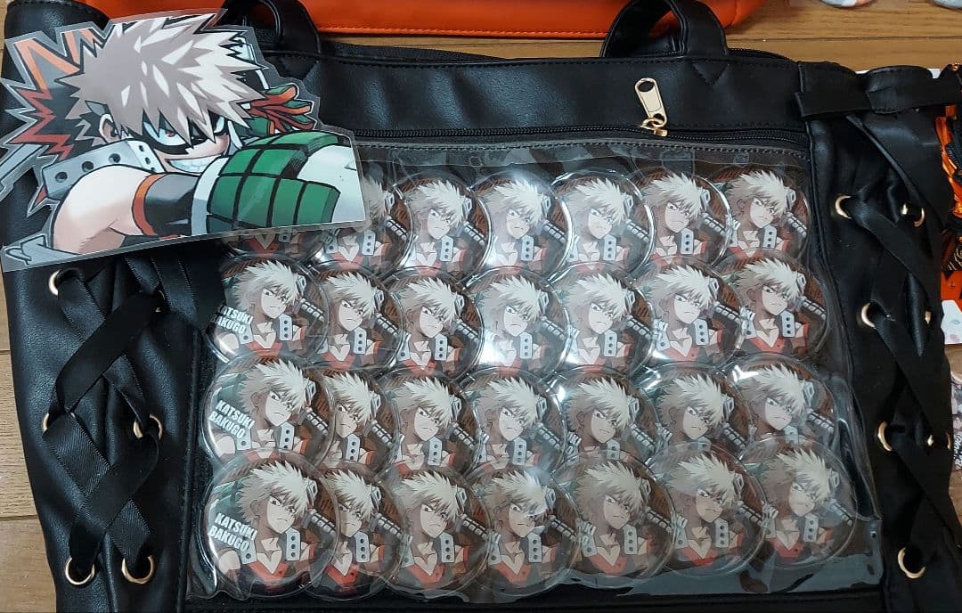 ヒロアカ 僕のヒーローアカデミア 爆豪 爆豪勝己 痛バ 痛バッグ 缶バッジ