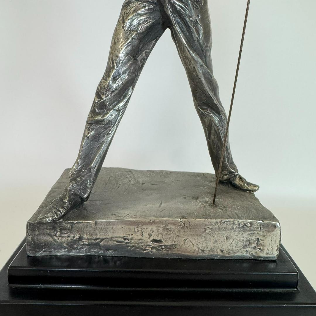 希少 フレディマーキュリー 像 オブジェ 置物 高さ45㎝ クイーン 金属製