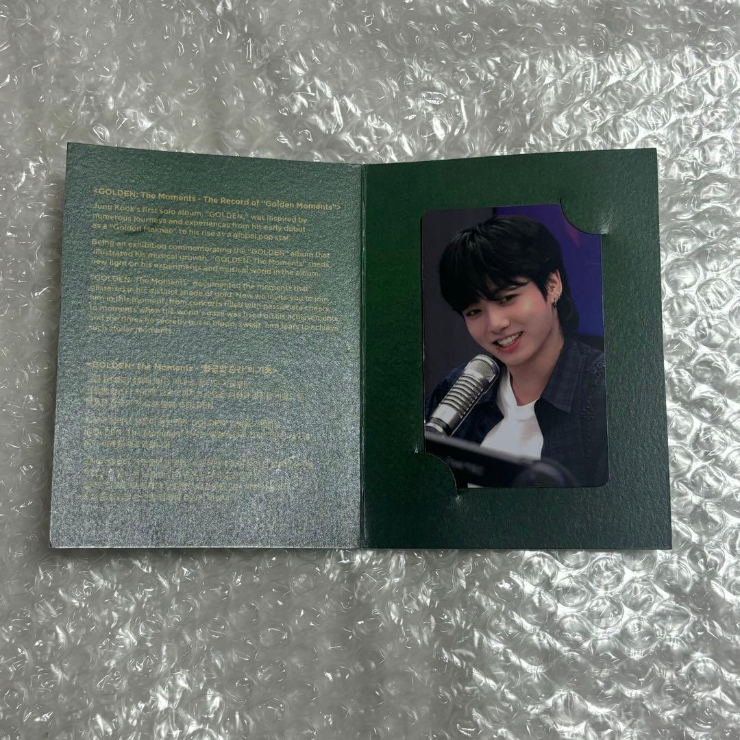 BTS ジョングク 展示会 GOLDEN トレカ インド 2