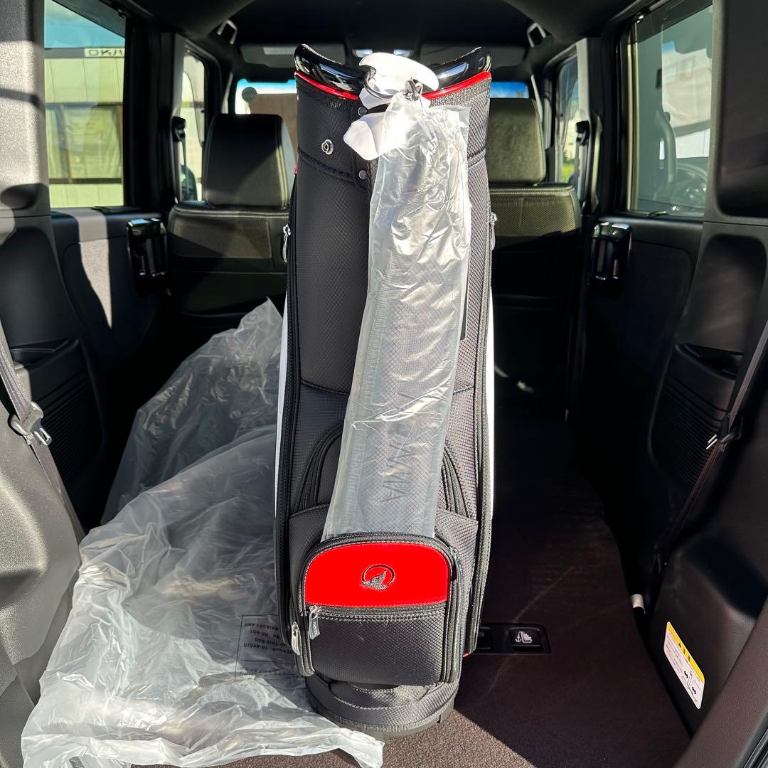 【新品未使用】HONMA キャディバッグ BK/RED