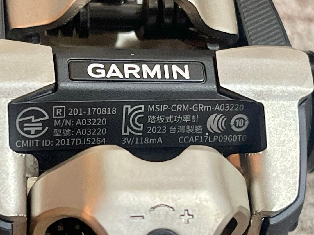 GARMIN Rally XC100 シングルセンサー ペダル型パワーメーター