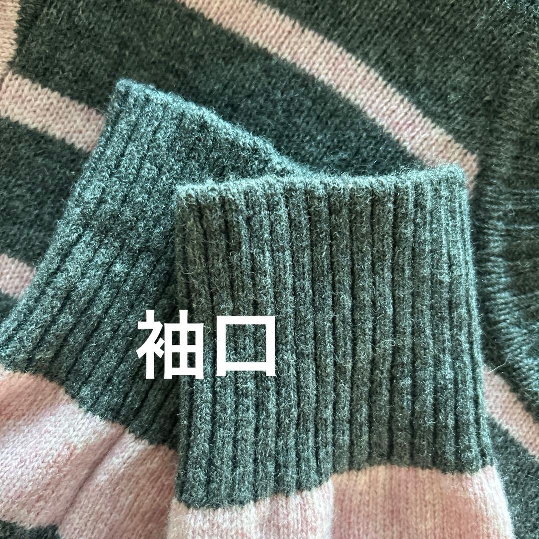 一度着用 マンシングウェア ニット ウール セーター ゴルフ スポーツ