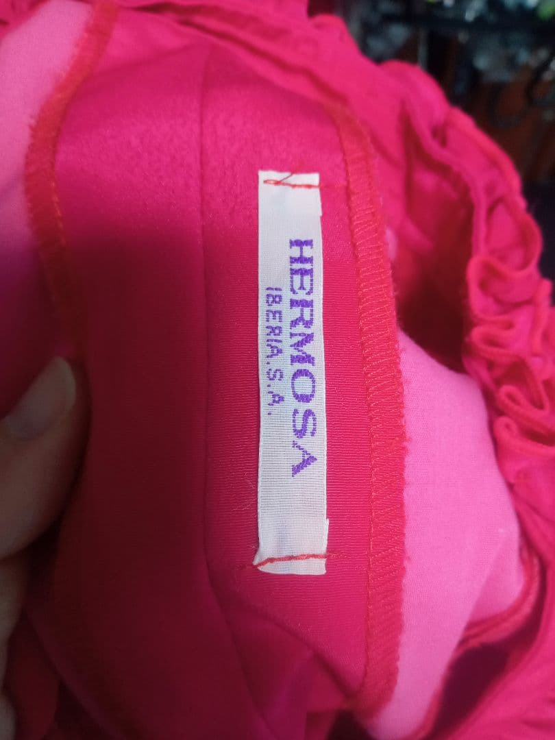 イベリア　フラメンコ衣装　ブラウス&ファルダセット　スカート　ドレス　ピンク