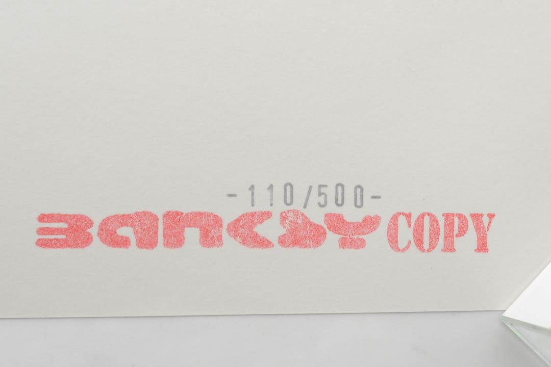 WCP バンクシー CHOOSE YOUR WEAPON 蛍光色調 リプロ