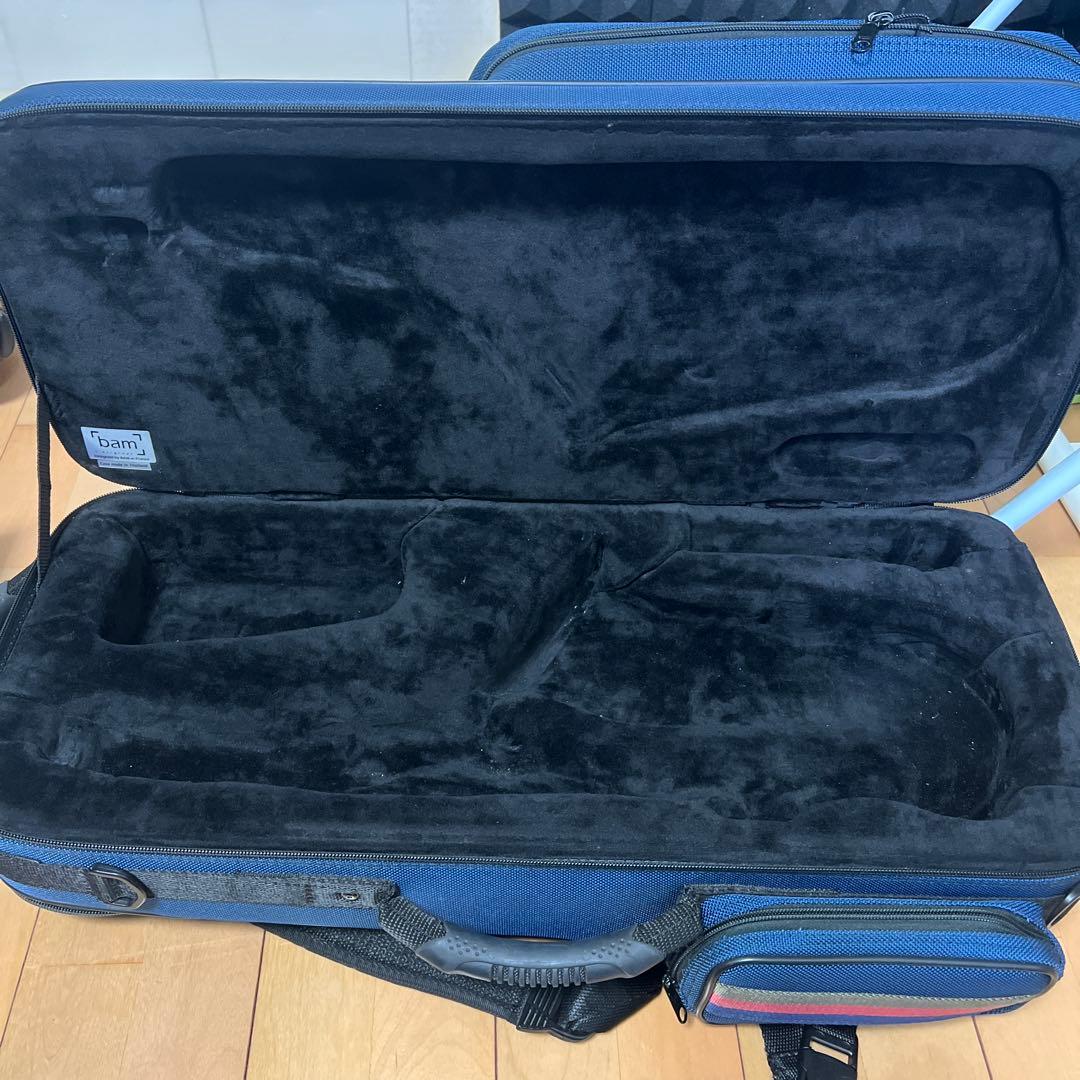 BAM アルトサックス用　サンジェルマントレッキング【ネイビー】