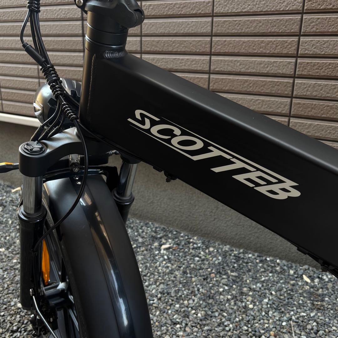 SCOTTEB 電動アシスト自転車 ブラック