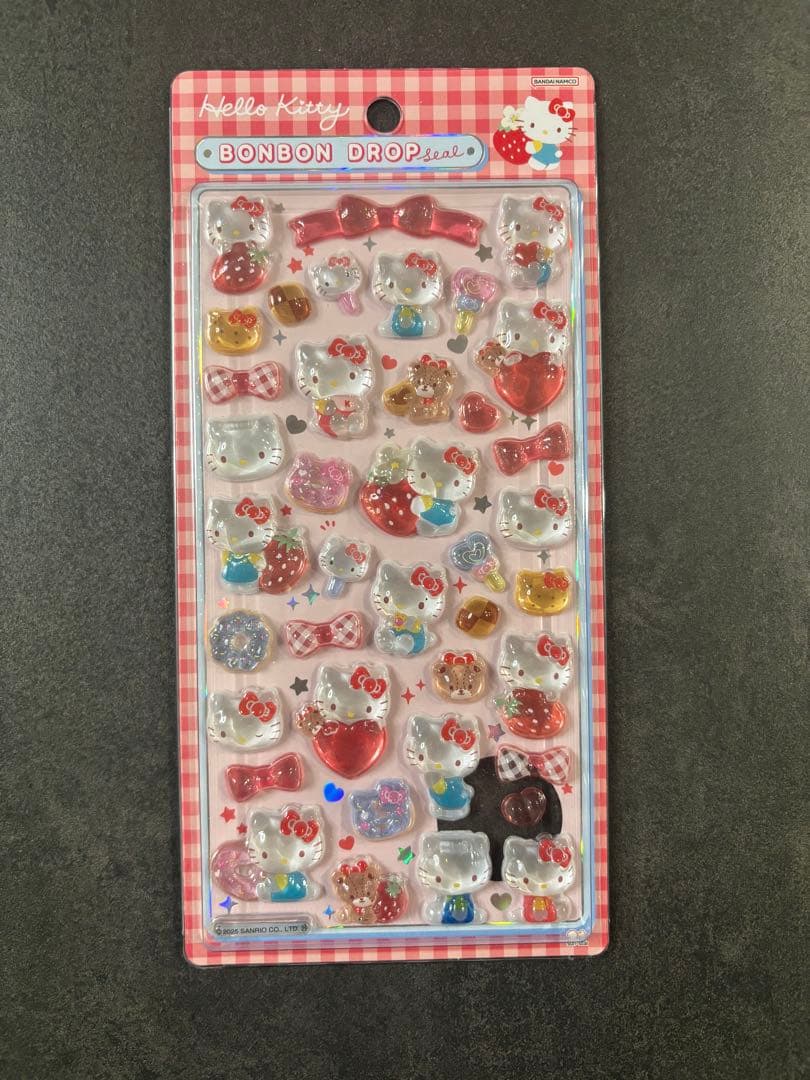 ボンボンドロップシール　サンリオ　第2弾　6種　キティクロミシナモンポムはぴだん