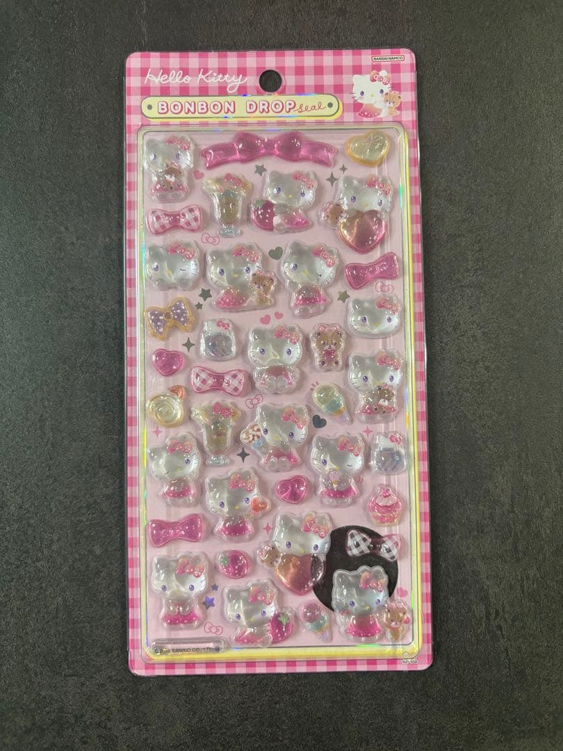 ボンボンドロップシール　サンリオ　第2弾　6種　キティクロミシナモンポムはぴだん