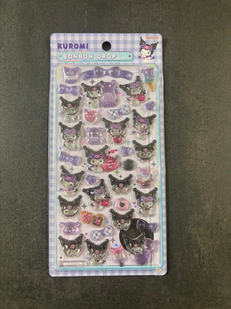 ボンボンドロップシール　サンリオ　第2弾　6種　キティクロミシナモンポムはぴだん