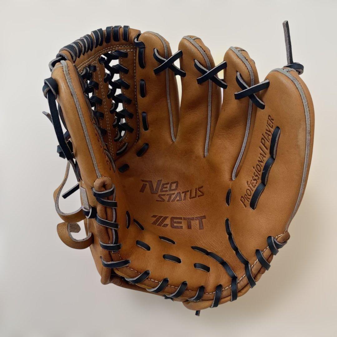 ZETT ネオステイタス 軟式グローブ ブラウン
