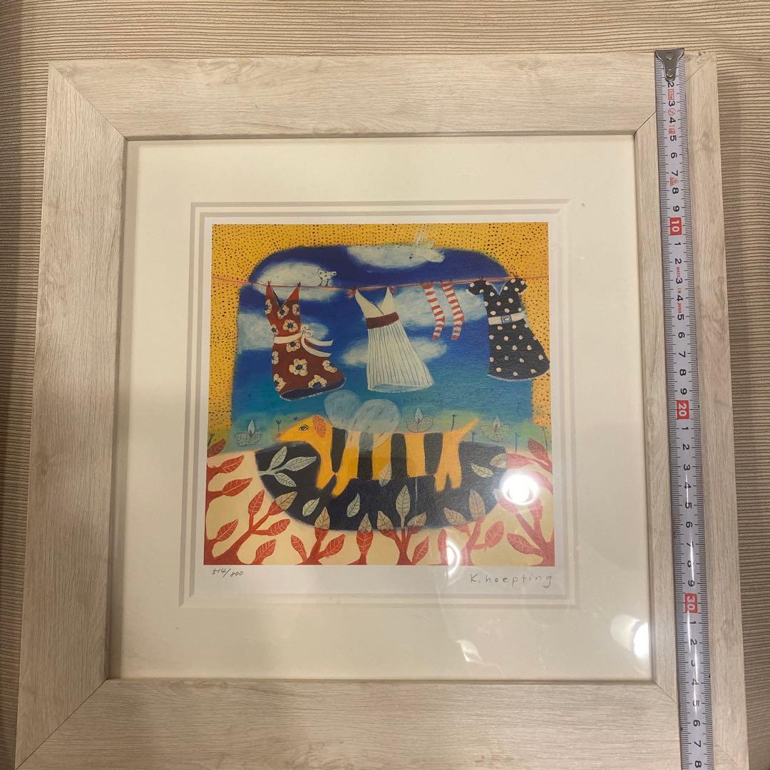 カレンホイプティング・ ビードックとドレス 版画 514/800