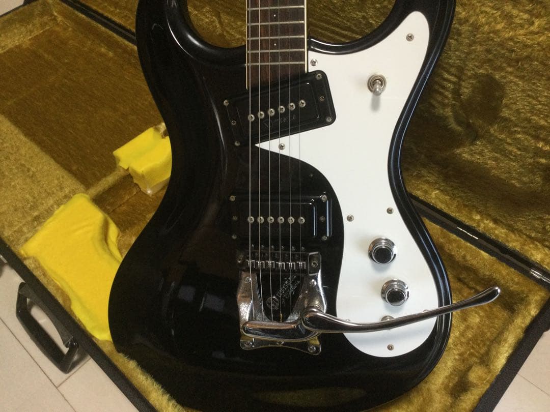 黒雲ベンチャーズモズライト　ベアリング入りブリッジ　モズライト専用ハードケース付