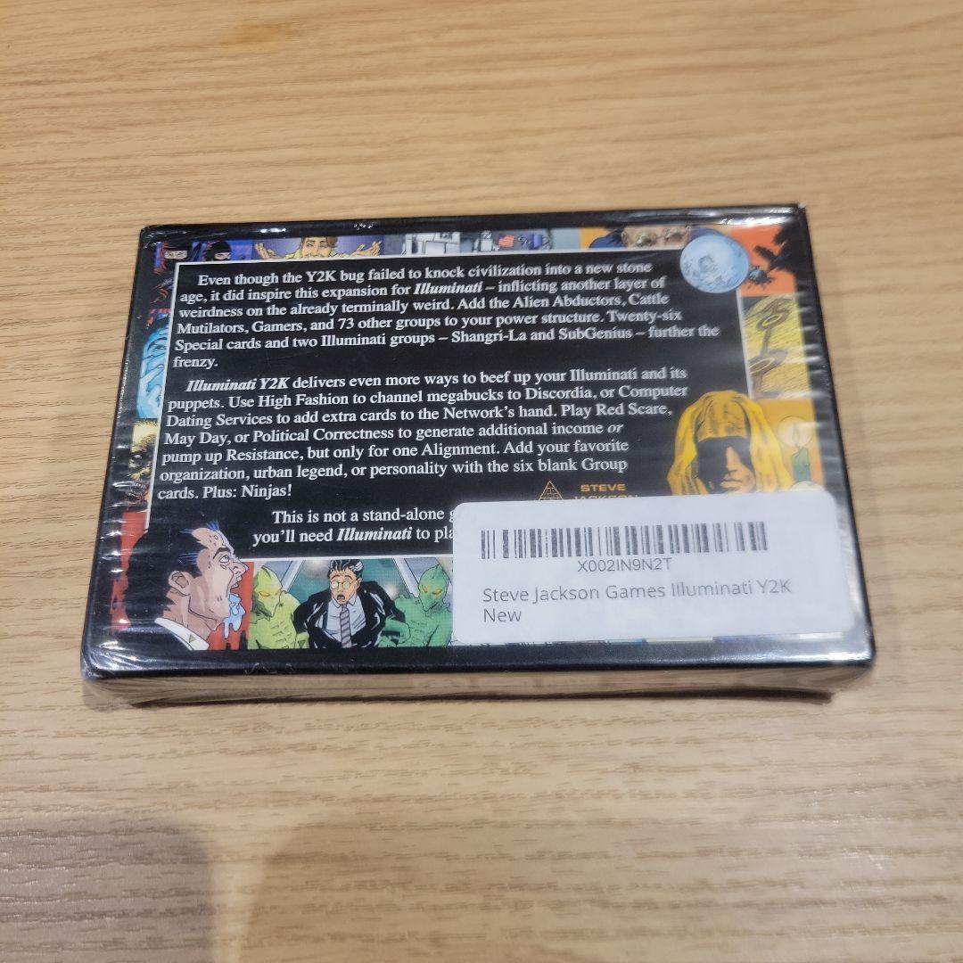 Y2K 拡張 イルミナティ 初版 カードゲーム スティーブジャクソン