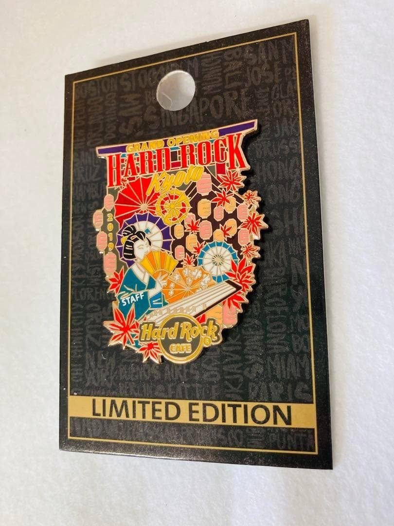 ピンズ・ピンバッジ・缶バッジ HARD ROCK CAFE KYOTO OPENING STAFF PIN