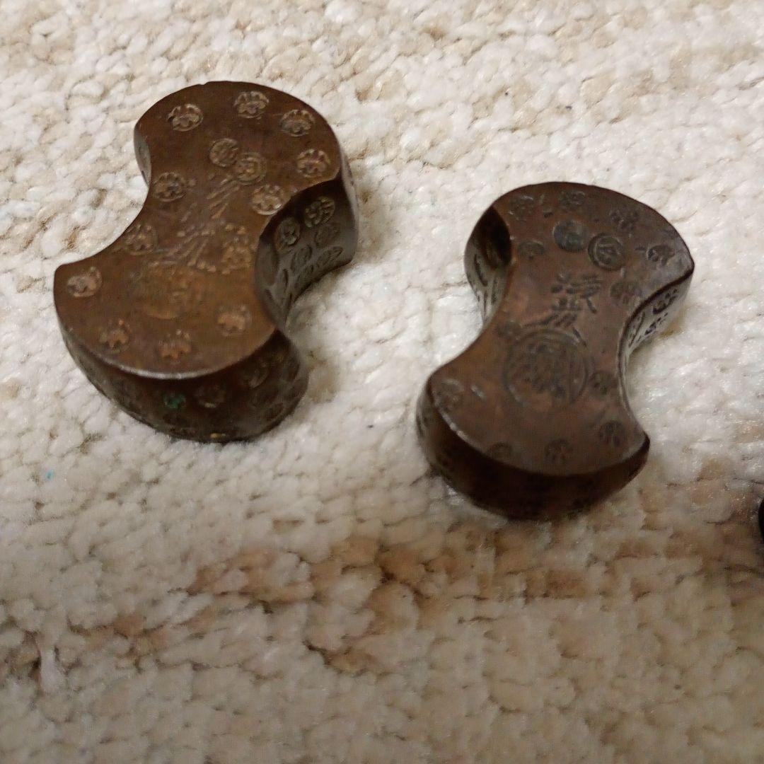 後藤分銅　５種類ーー5両　4両　3両　2両　1両　骨董品