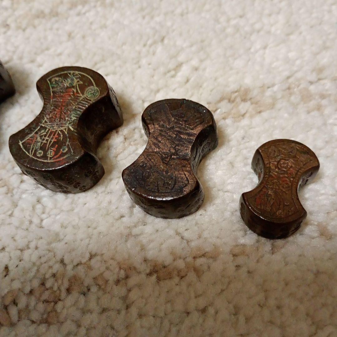 後藤分銅　５種類ーー5両　4両　3両　2両　1両　骨董品