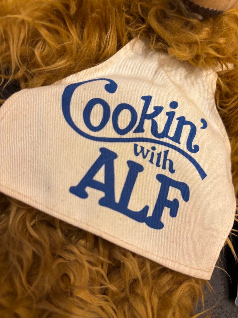 ALF ぬいぐるみ 80s ヴィンテージ　パペット　シェフ　バスケ　タグ付き
