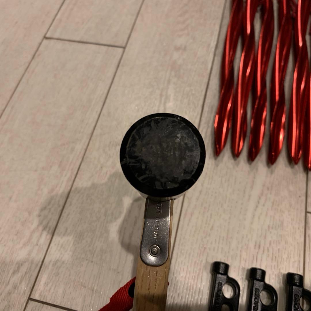 セット】スノーピーク　ペグハンマー　ソリッドステーク　MSR サイクロンステイク