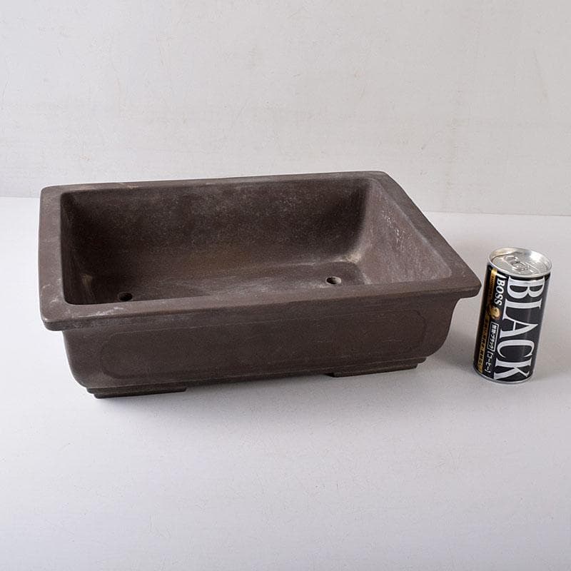 常滑焼　山晃造　植木鉢　盆栽鉢　四方鉢　N　7751C