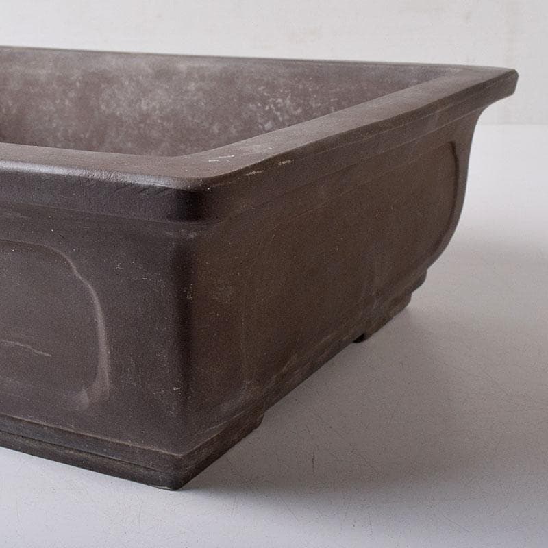 常滑焼　山晃造　植木鉢　盆栽鉢　四方鉢　N　7751C