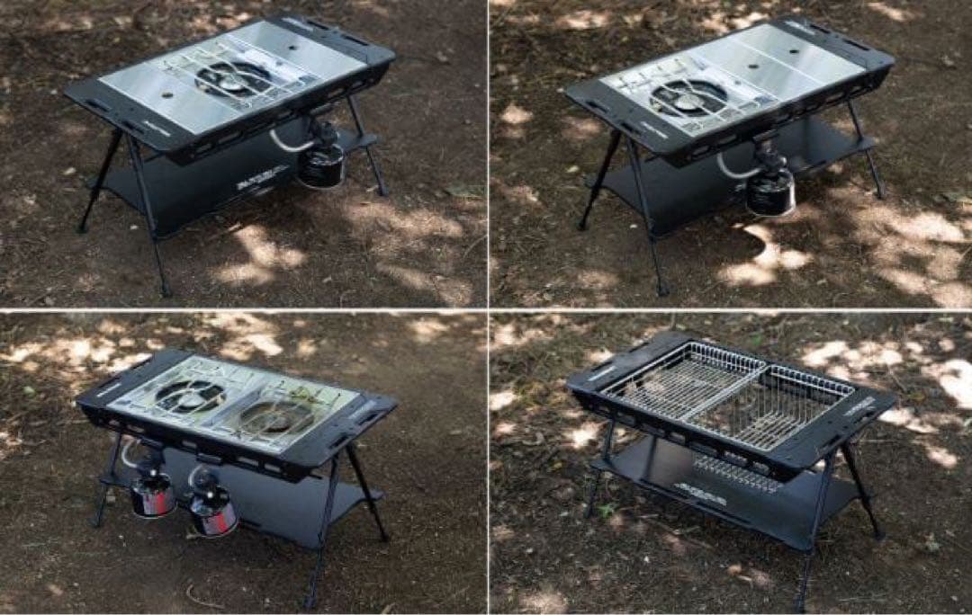 on u life バーナー テーブルセット igt オンユーライフ 黒 ウッド