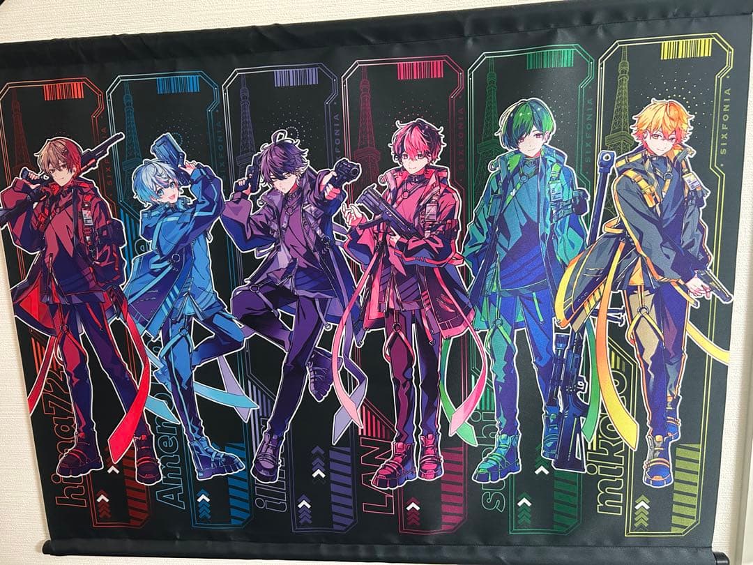 シクフォニ　東京タワーRED　タペストリー