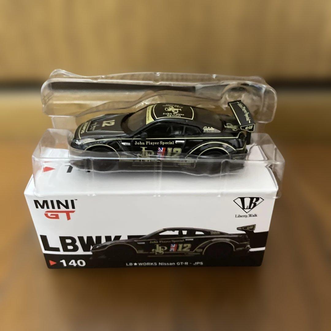 ミニカー MINI GT LBWORKS Nissan GT-R - JPS 140
