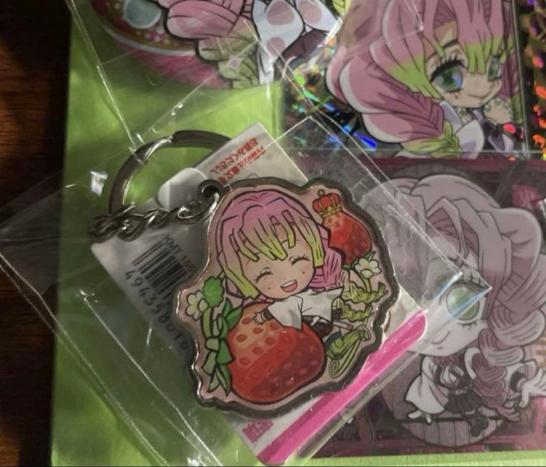 鬼滅の刃 甘露寺蜜璃 ウエハース カード でふぉるめ シール 缶バッジ 無限城