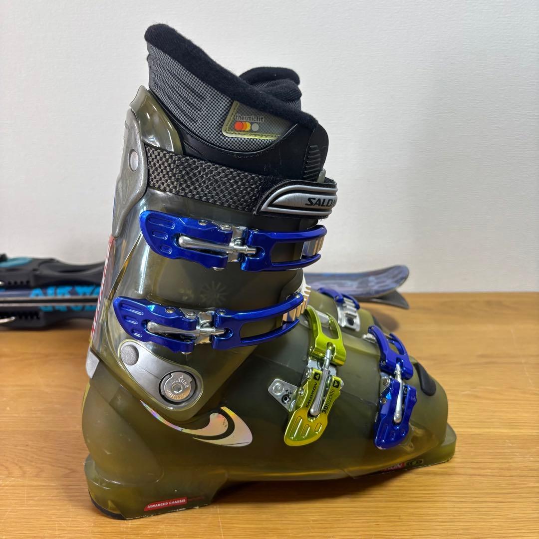 メンズ　ショートスキー　ファンスキーセット　Salomon 27-27.5cm