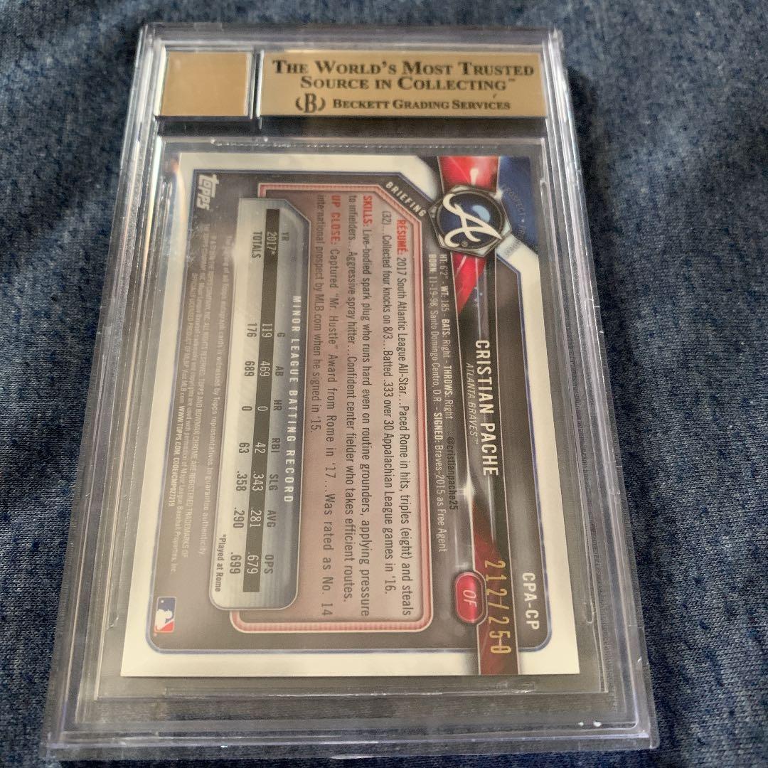 スポーツ選手 2018 Bowman Cristian Pache Auto RC