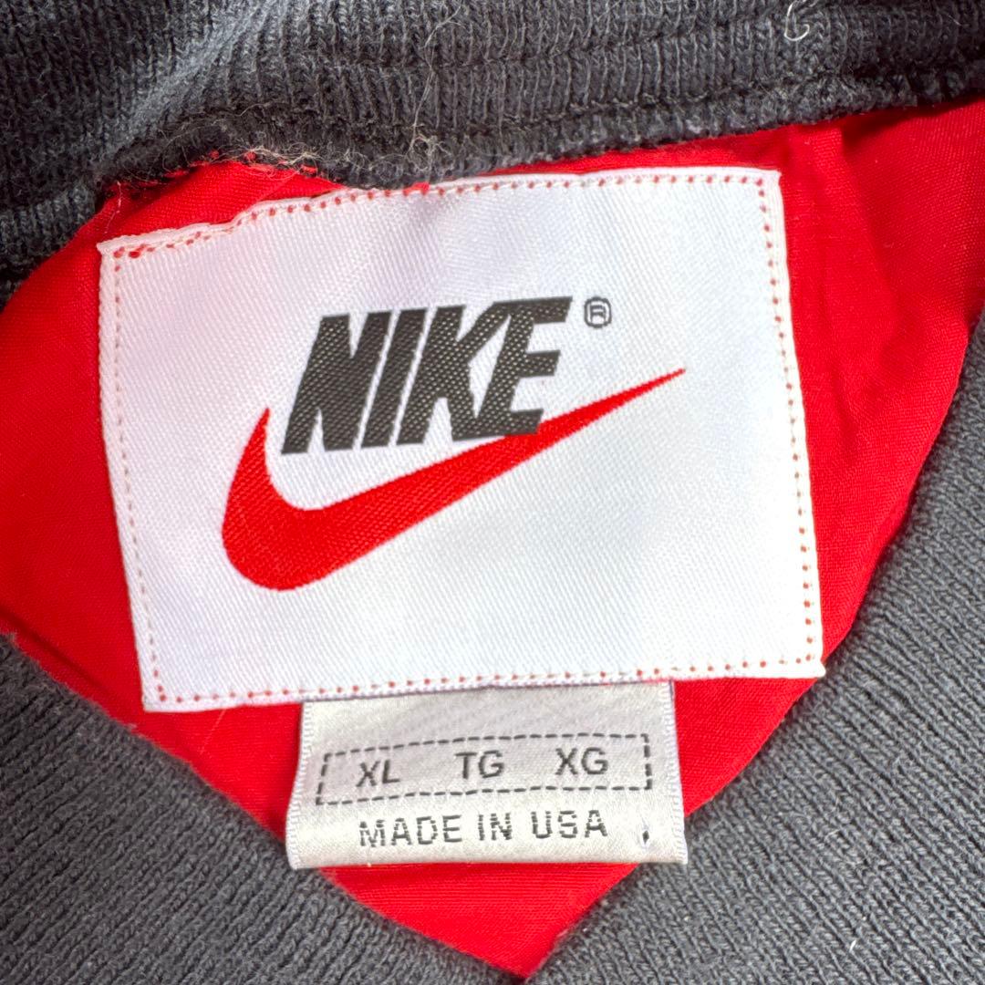 NIKE 90s プルオーバー ナイロン ビックロゴ XLレッド