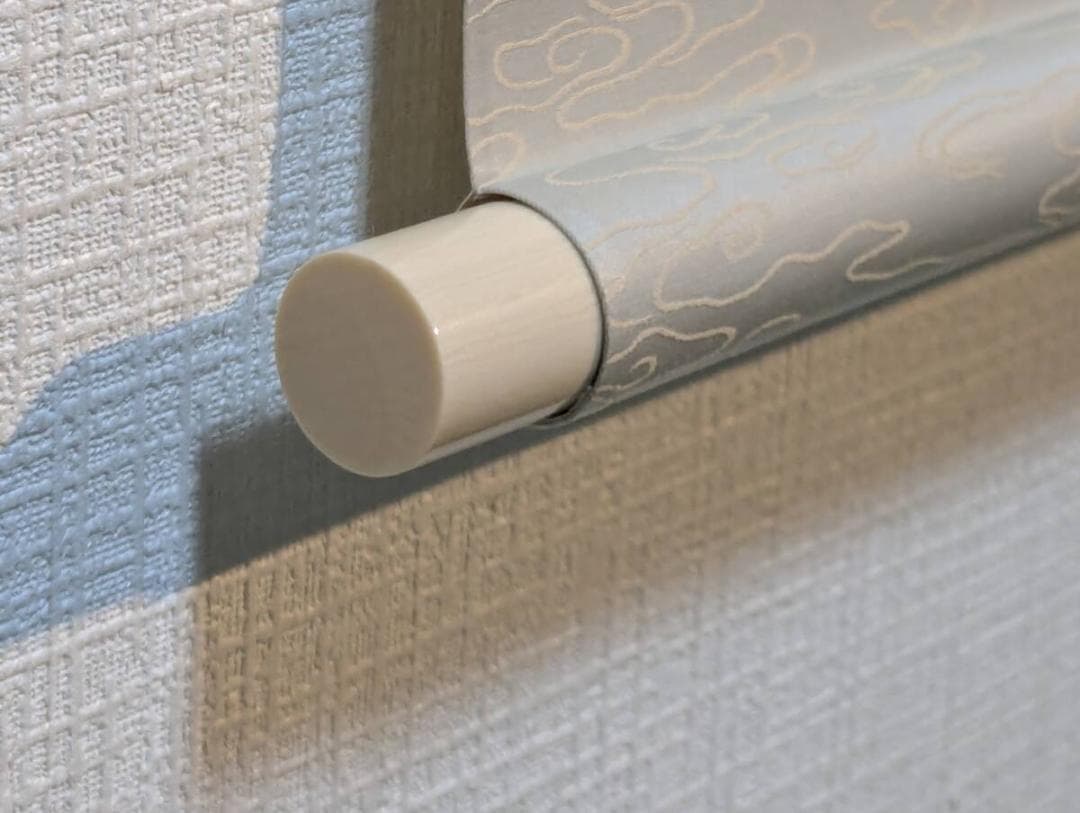 【真作】掛軸　和歌掛軸　雅趣あふれる書画一幅　春の彩りを映す逸品　U199