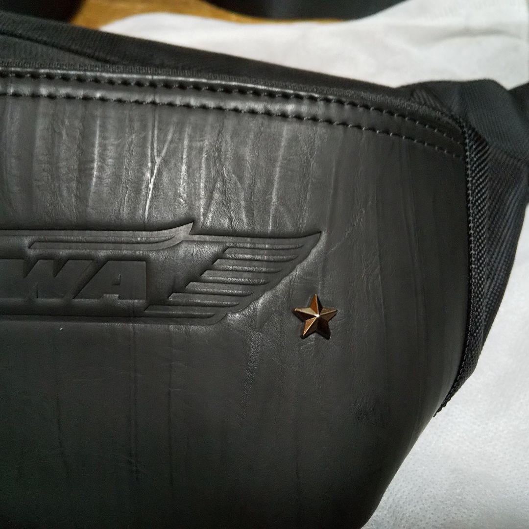 矢沢永吉様、羽ロゴウエストポーチ ブラック、未使用です。