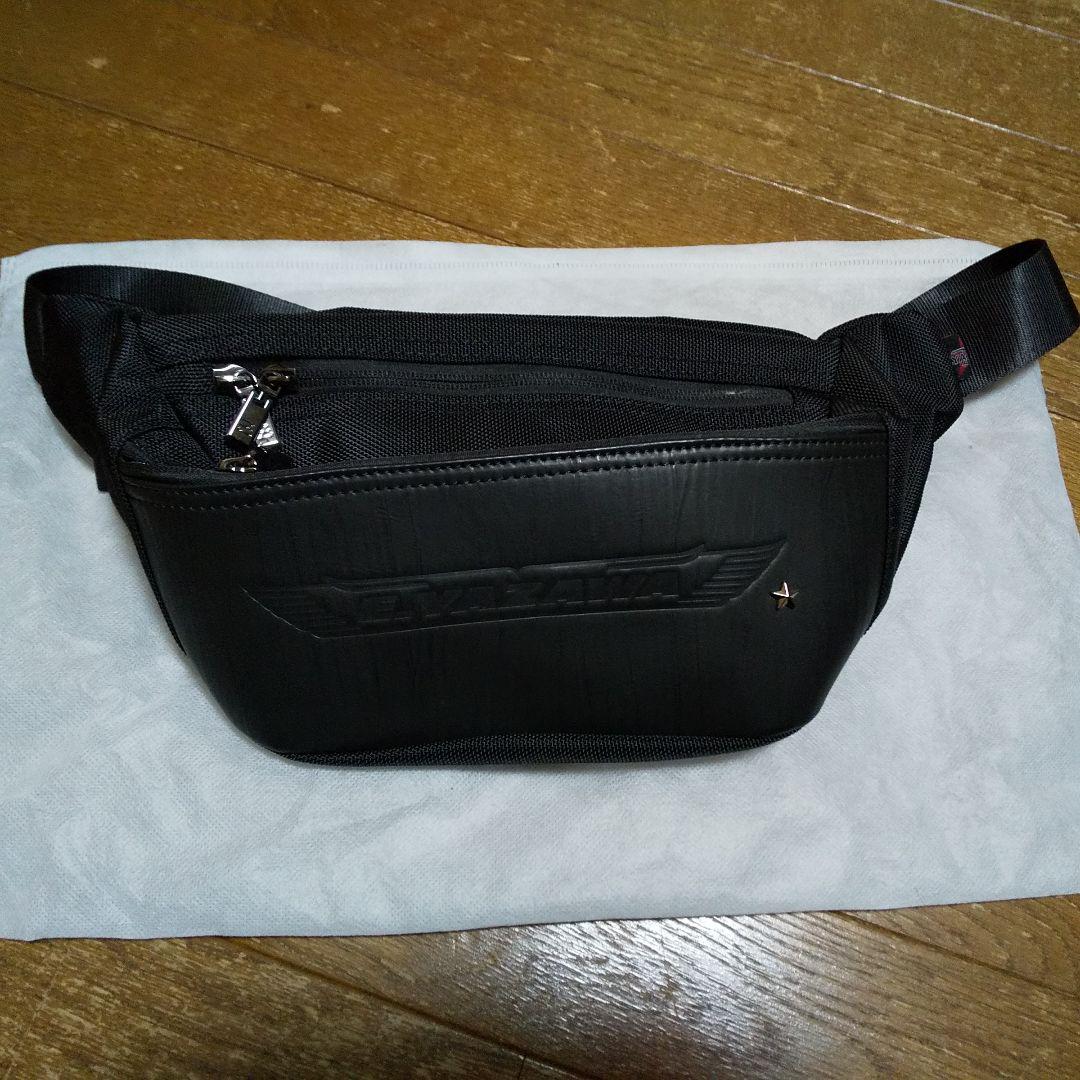 矢沢永吉様、羽ロゴウエストポーチ ブラック、未使用です。