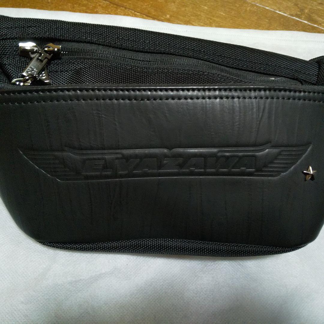 矢沢永吉様、羽ロゴウエストポーチ ブラック、未使用です。