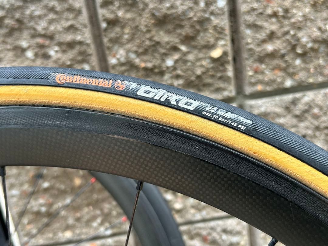 注意あり チューブラー カーボンホイール TNI 11速