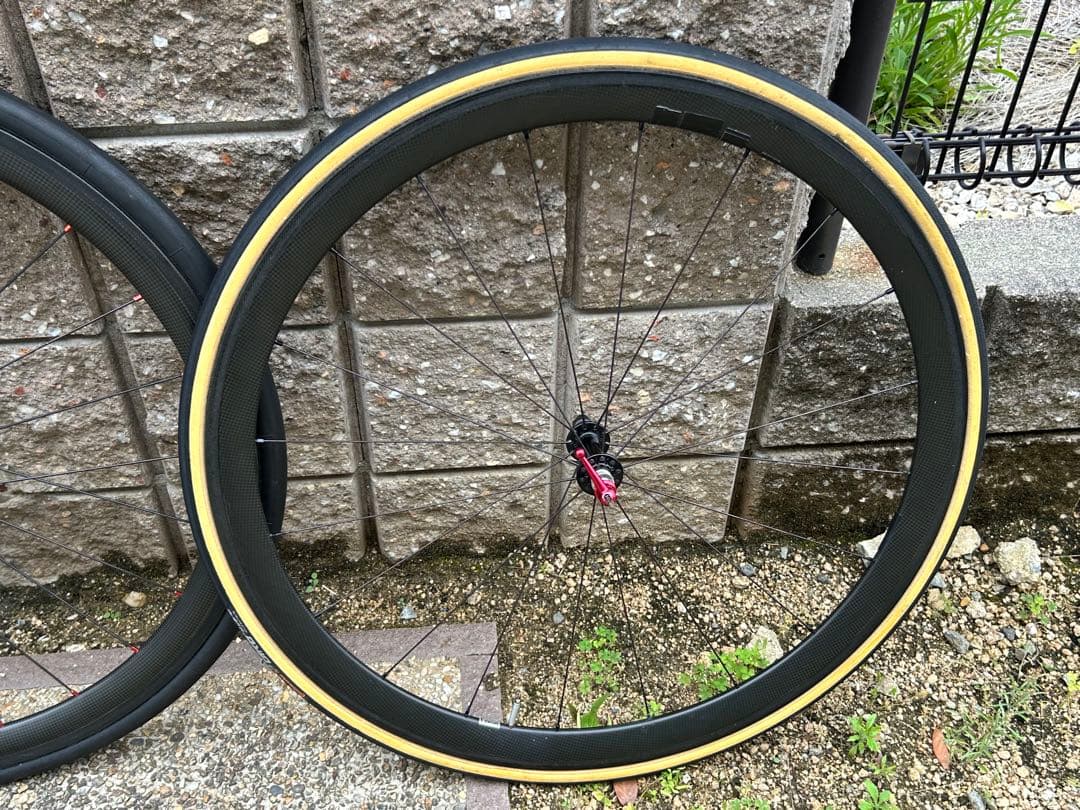 注意あり チューブラー カーボンホイール TNI 11速