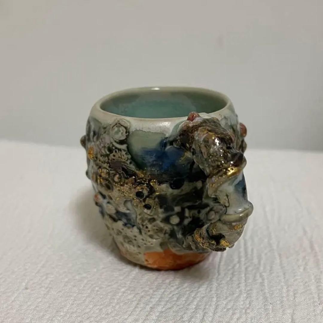 山上學 エスプレッソカップ やちむん 沖縄 湯呑