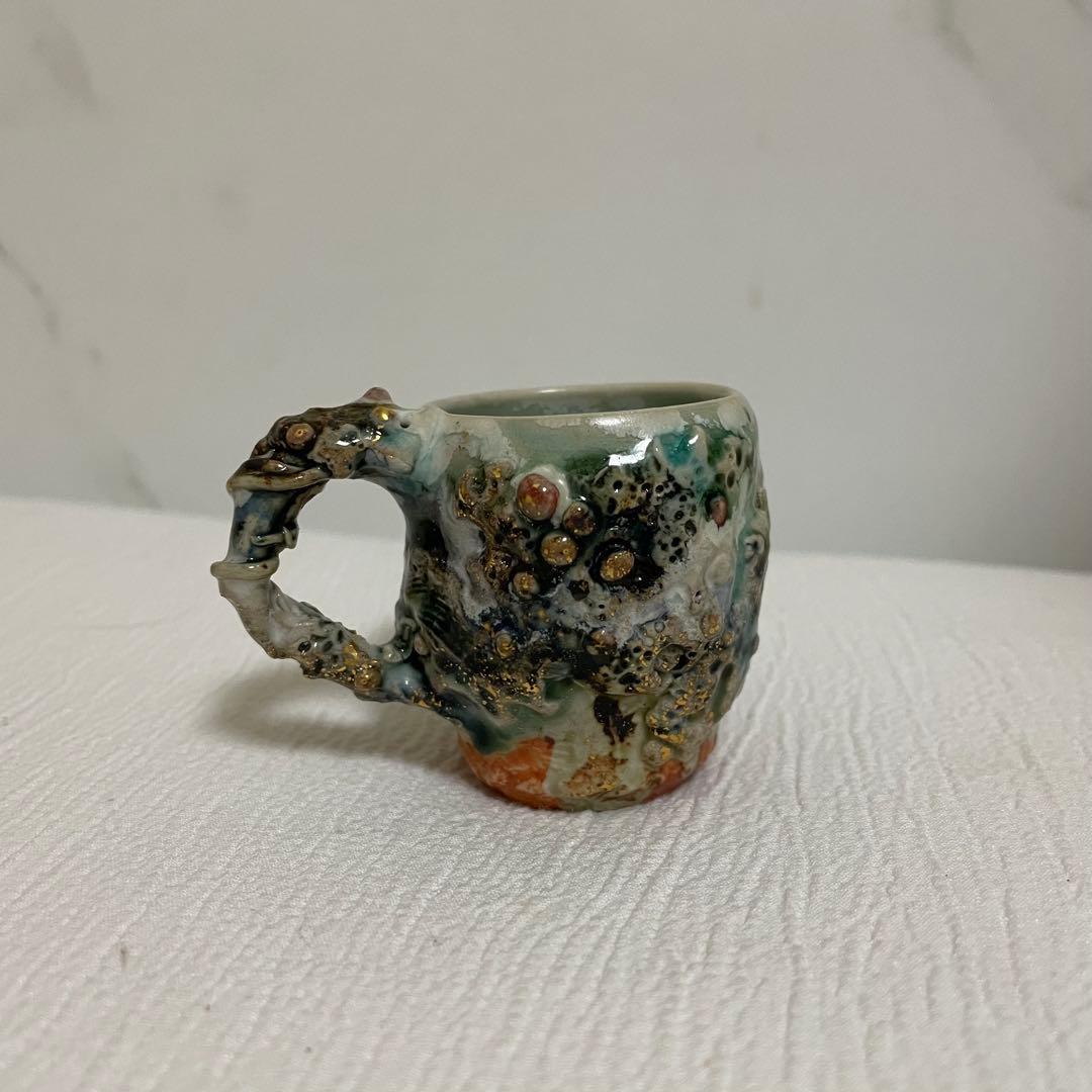 山上學 エスプレッソカップ やちむん 沖縄 湯呑