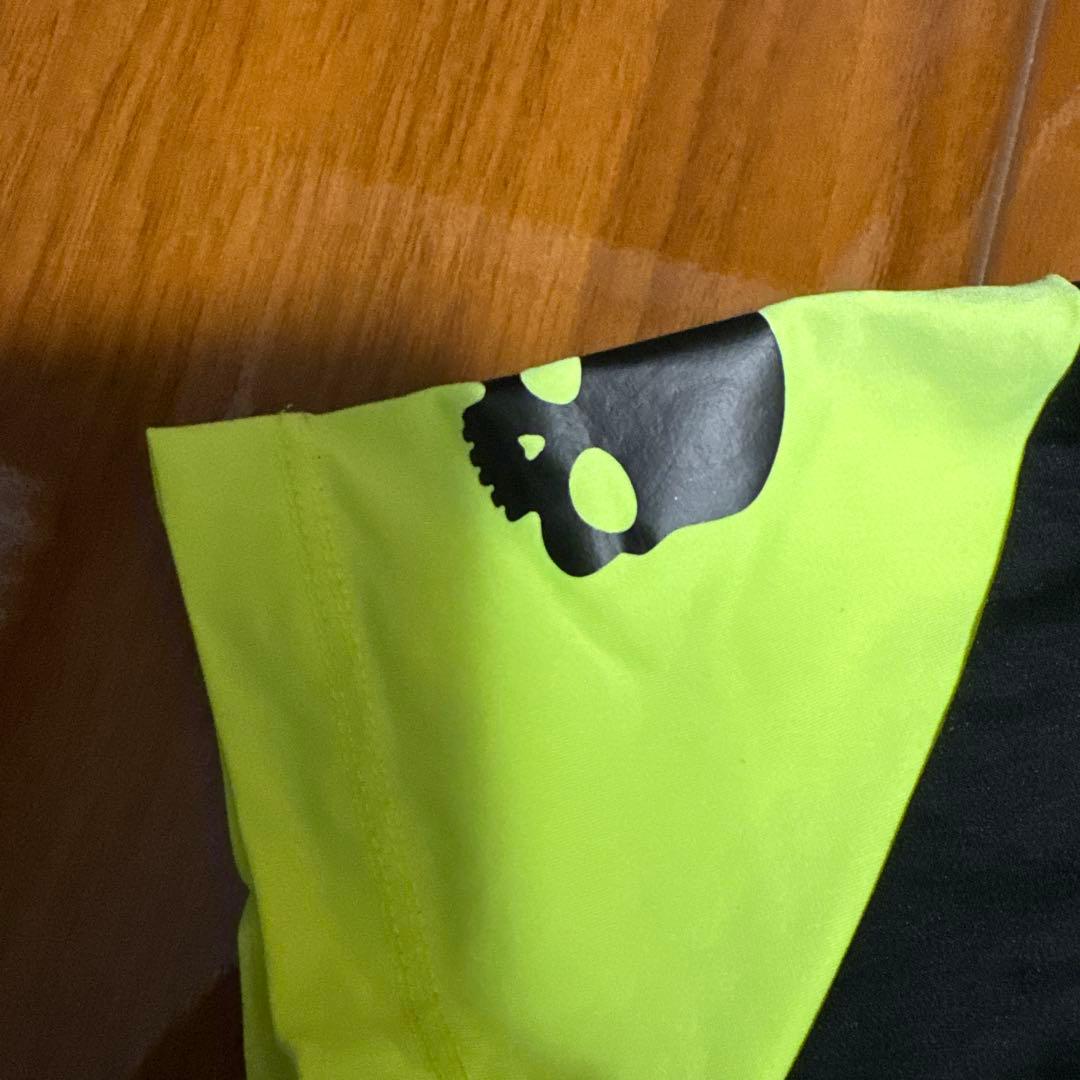 HYDROGEN テニス Tシャツ サイズ10 ブラック/ライム