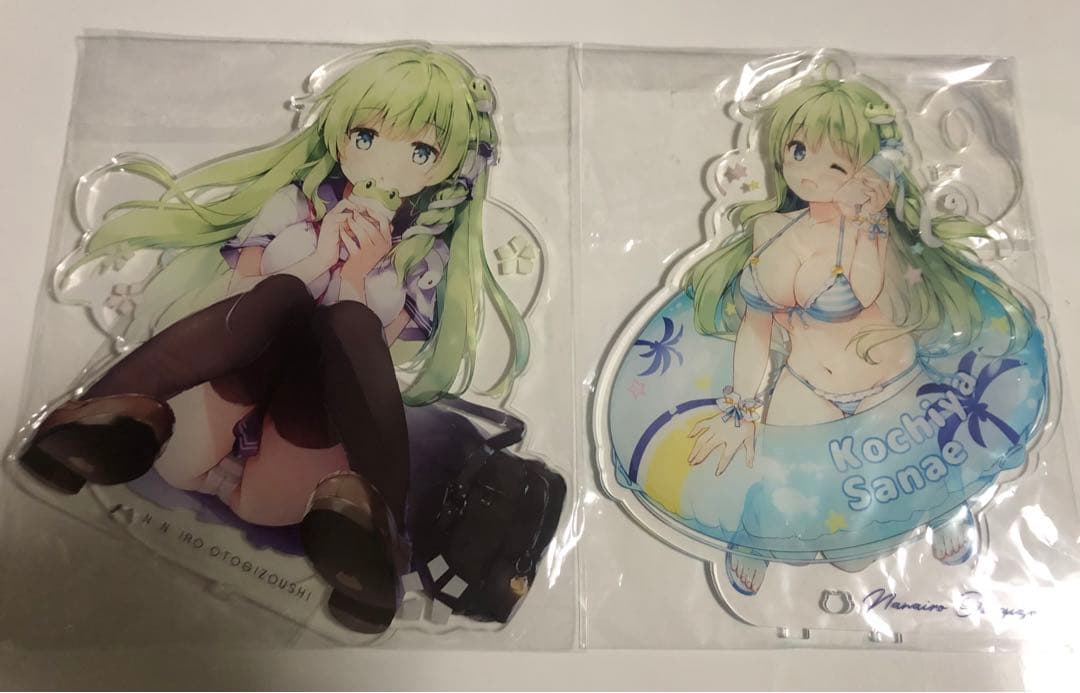 東方project 東風谷早苗 アクリルスタンド 2点セット 宮瀬まひろ 超レア