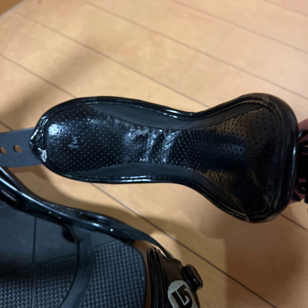 即発送いたします。CUSTOM スノーボード ビンディング ブラック S