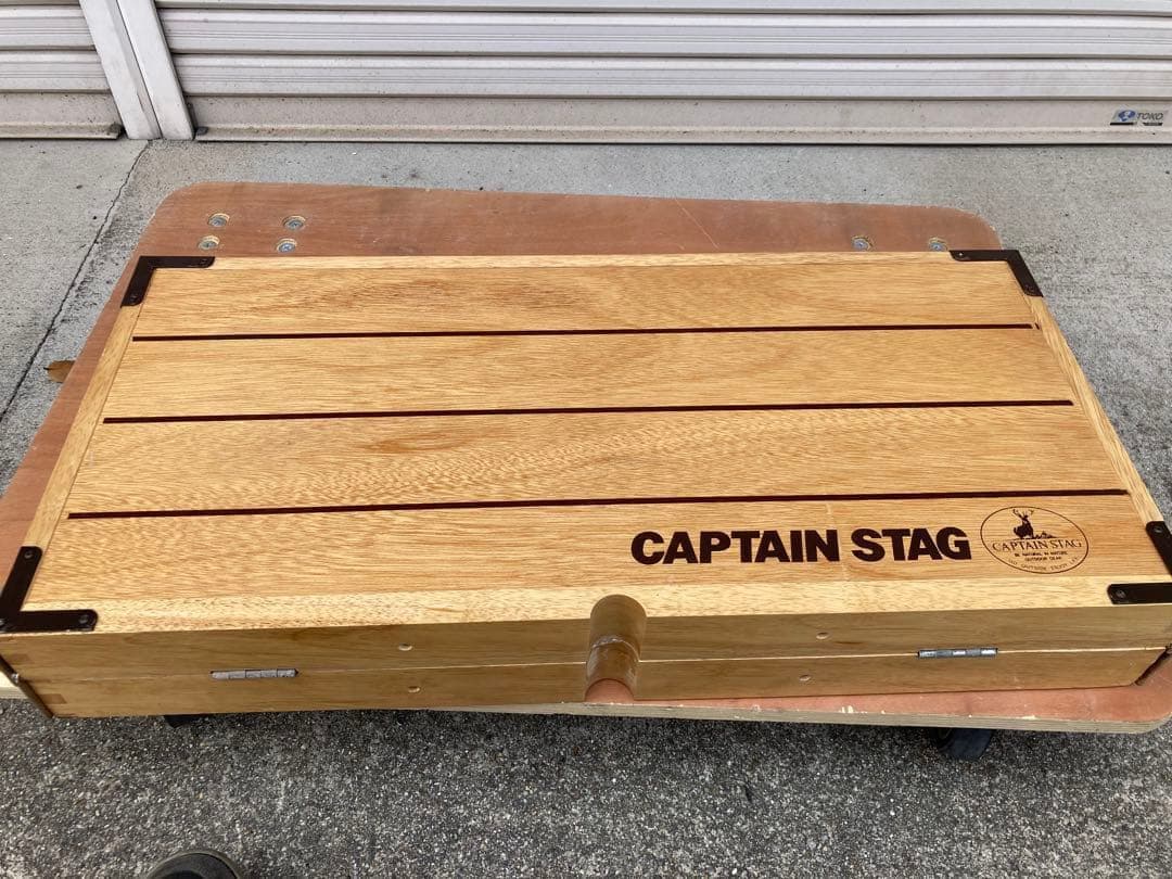 CAPTAIN STAG テーブルチェアセット　フィールドウイン ウッドテーブル