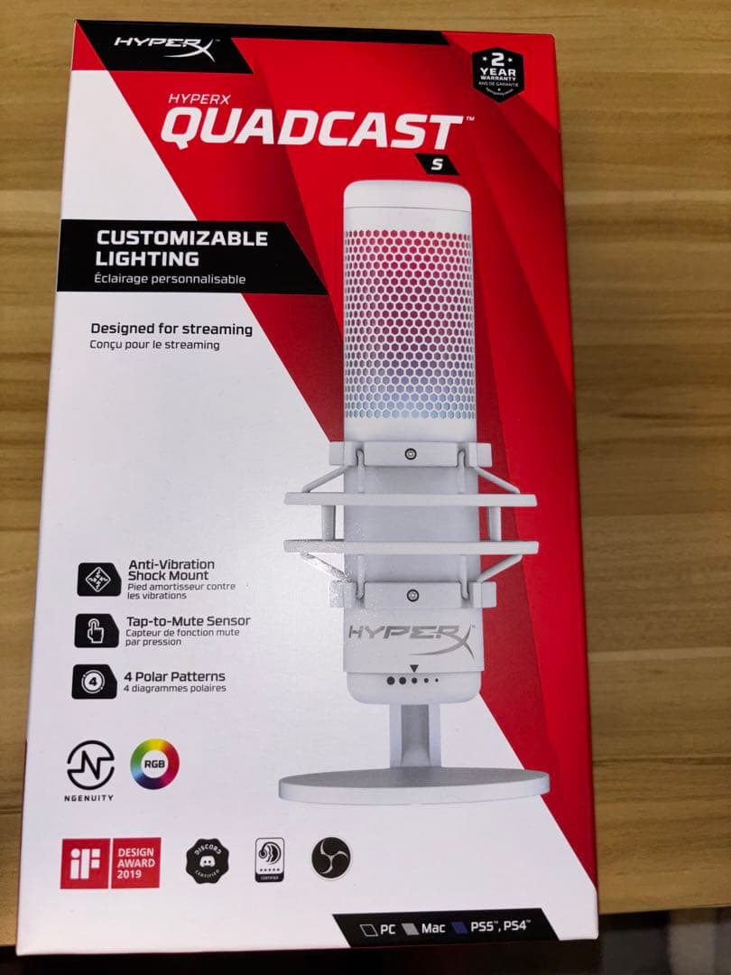 HYPERX QUADCAST S ダイナミックマイク