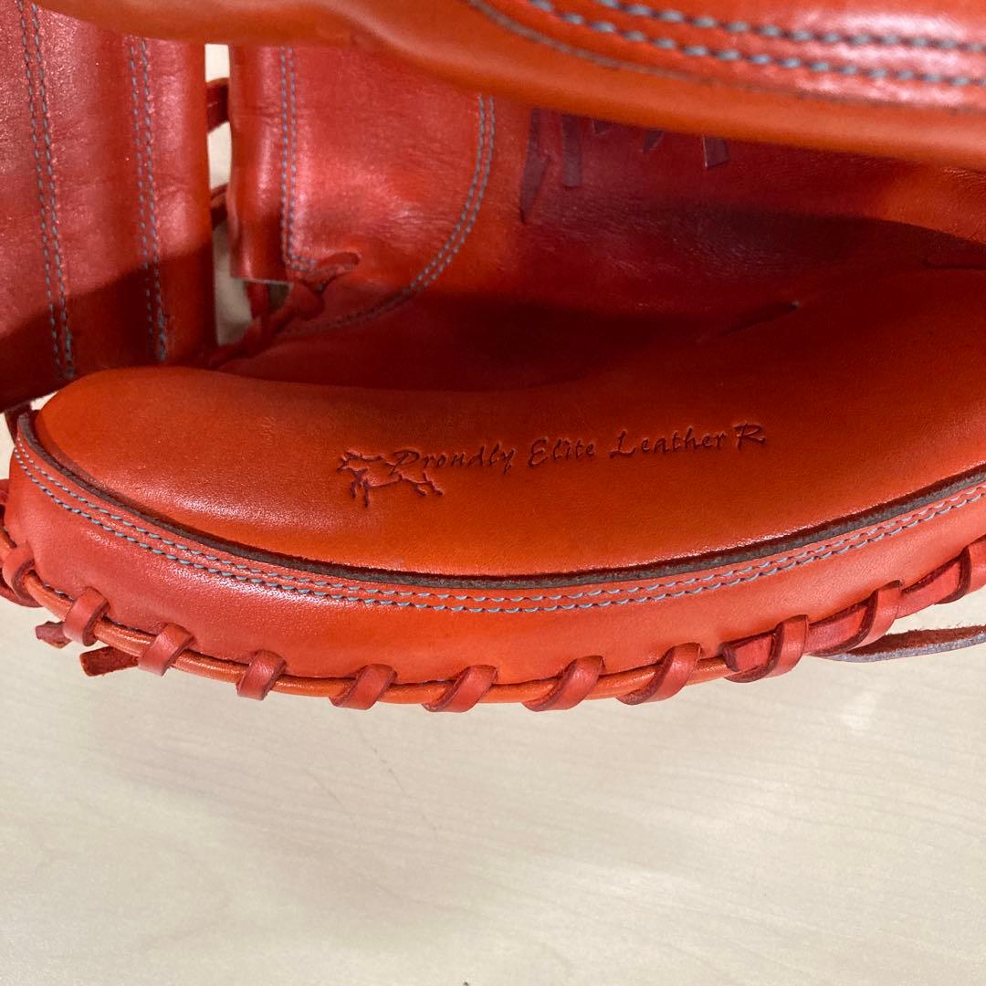 ミズノプロ MIZUNO PRO 軟式 キャッチャーミット C-7型 オレンジ