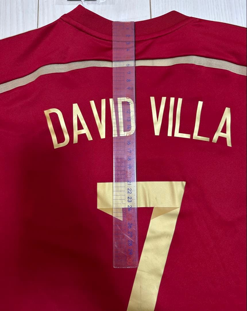 スペイン代表 2014年 ホーム ユニフォーム ダビド・ビジャ Oサイズ