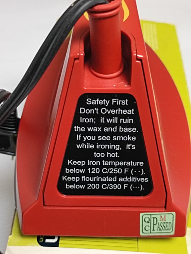 未使用 Burton RED Waxing Iron 　P3