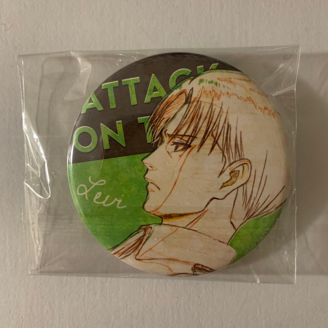 【激レア】 進撃の巨人 リヴァイ 横顔 wit 第2弾 缶バッジ