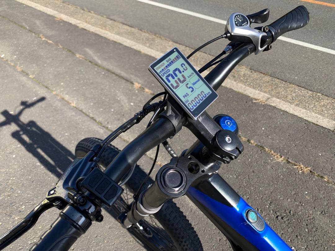 【 動作確認済】送料無料ディスク式MTB電動自転車新しいバッテリー48V12Ah